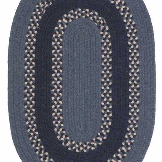 Colonial Mills Rug Corsair Banded Oval Blue Oval