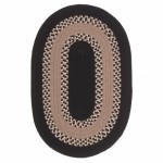 Colonial Mills Rug Corsair Banded Oval Black Oval