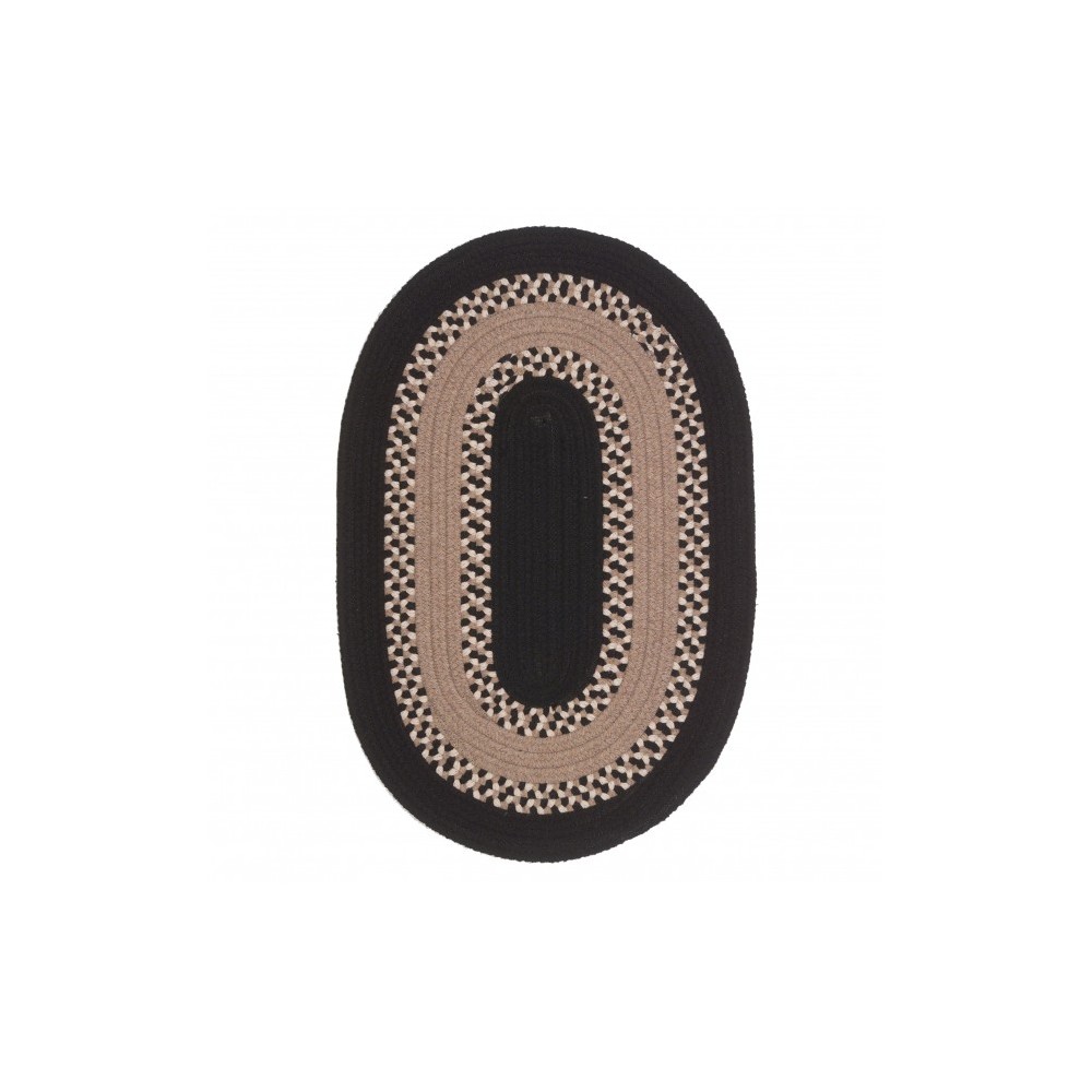 Colonial Mills Rug Corsair Banded Oval Black Oval Colonial Mills Rug Corsair Banded Oval Black Oval