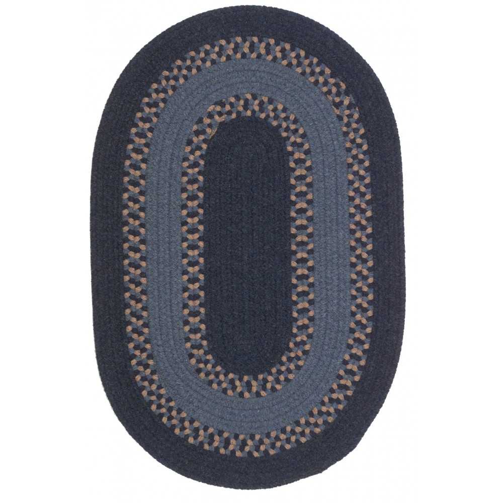 Colonial Mills Rug Corsair Banded Oval Navy Oval Colonial Mills Rug Corsair Banded Oval Navy Oval