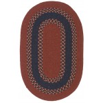 Colonial Mills Rug Corsair Banded Oval Red Oval
