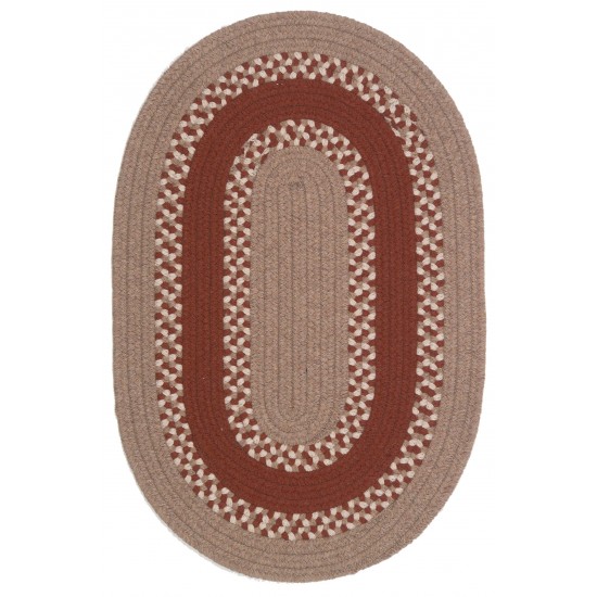 Colonial Mills Rug Corsair Banded Oval Natural Oval