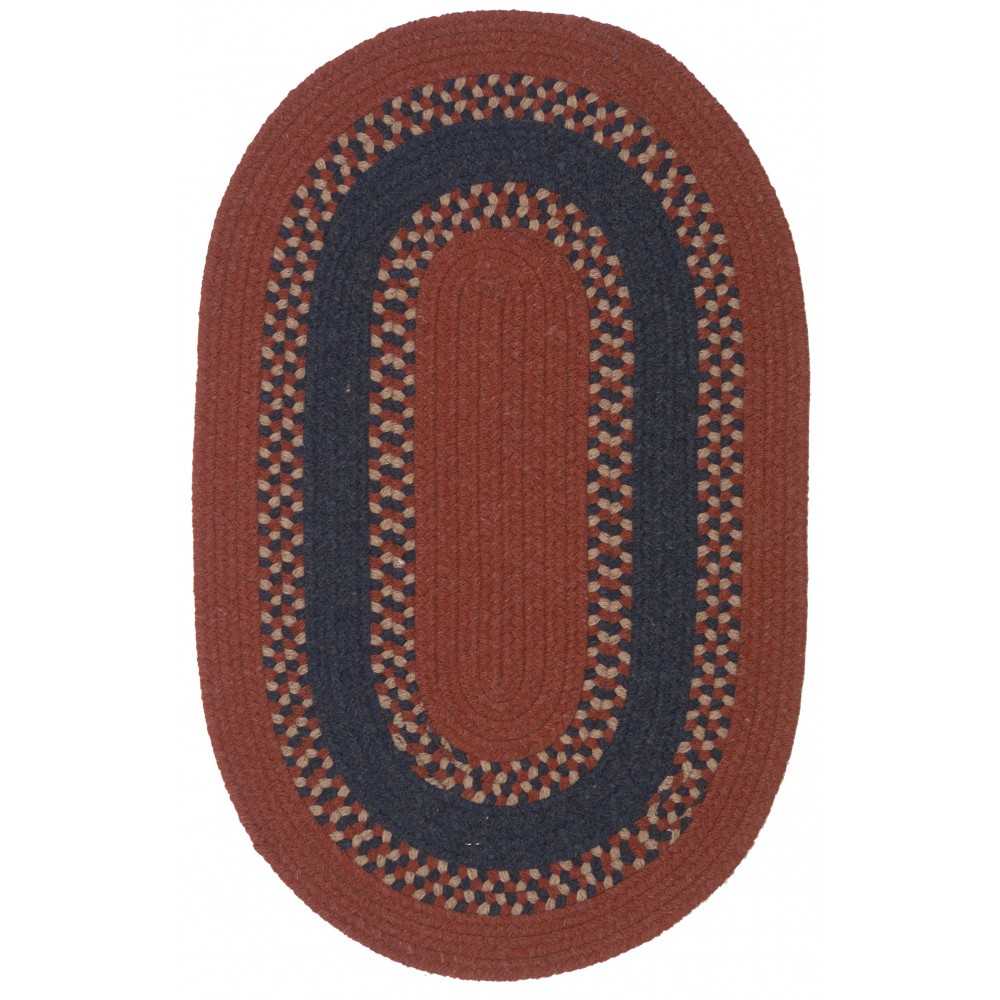 Colonial Mills Rug Corsair Banded Oval Red Oval Colonial Mills Rug Corsair Banded Oval Red Oval