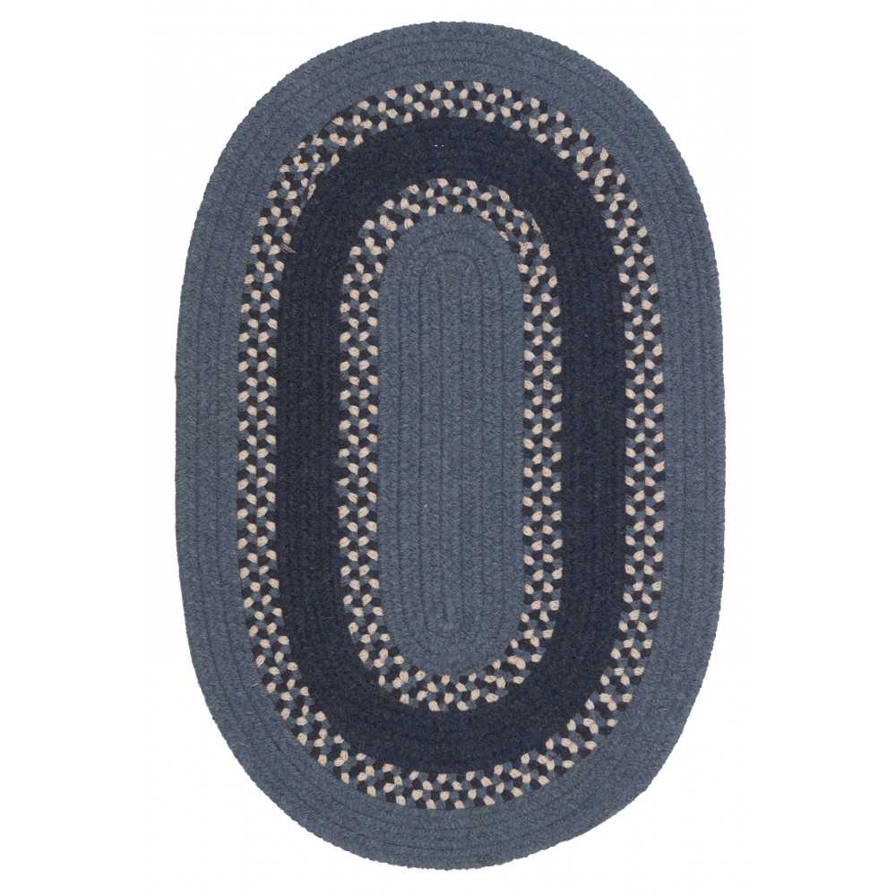 Colonial Mills Rug Corsair Banded Oval Blue Oval