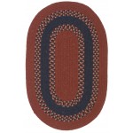 Colonial Mills Rug Corsair Banded Oval Red Oval