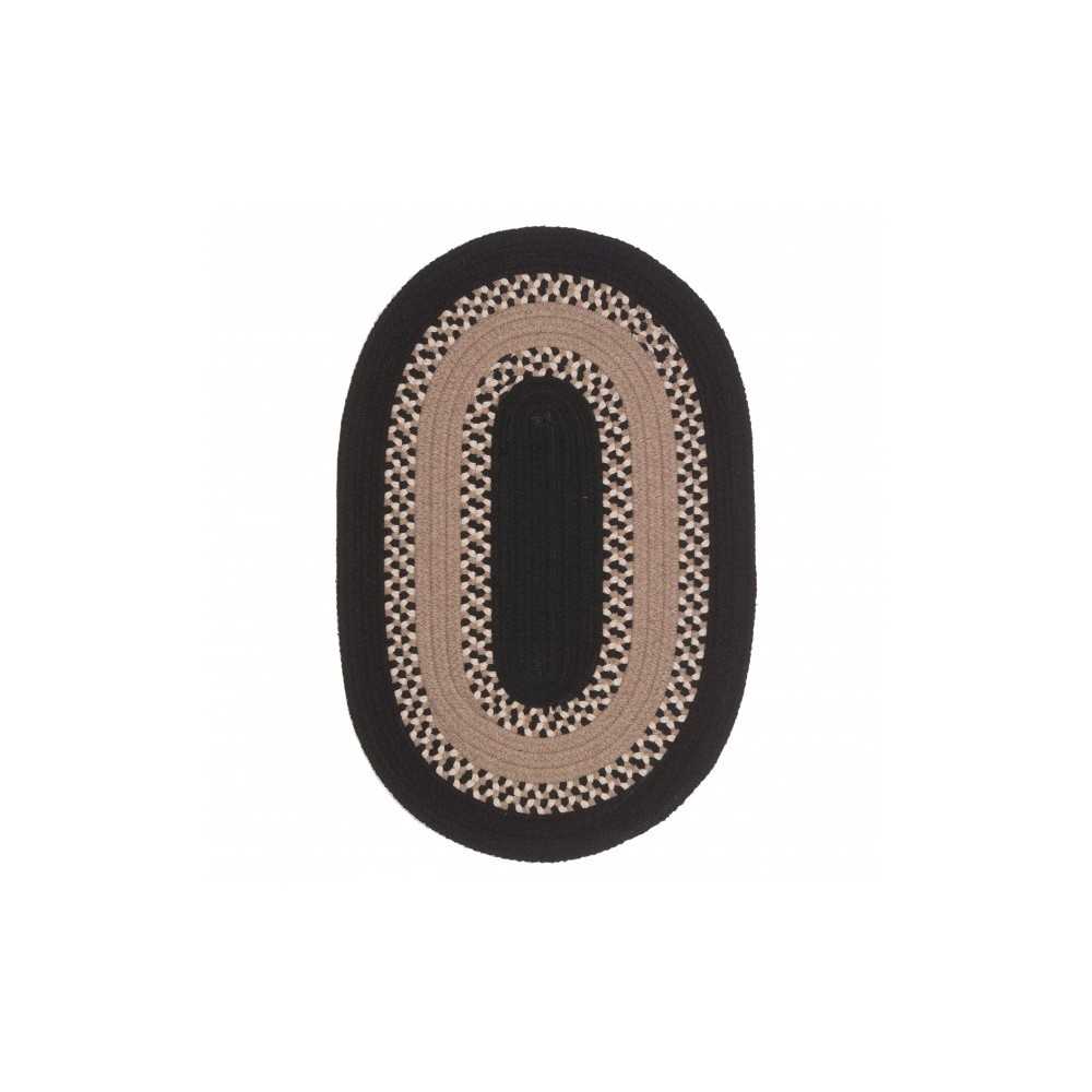 Colonial Mills Rug Corsair Banded Oval Black Oval Colonial Mills Rug Corsair Banded Oval Black Oval