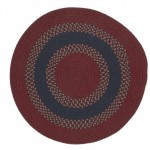 Colonial Mills Rug Corsair Banded Round Red Round