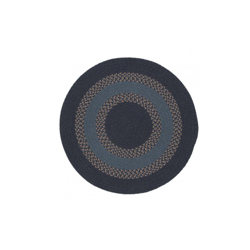 Colonial Mills Rug Corsair Banded Round Navy Round