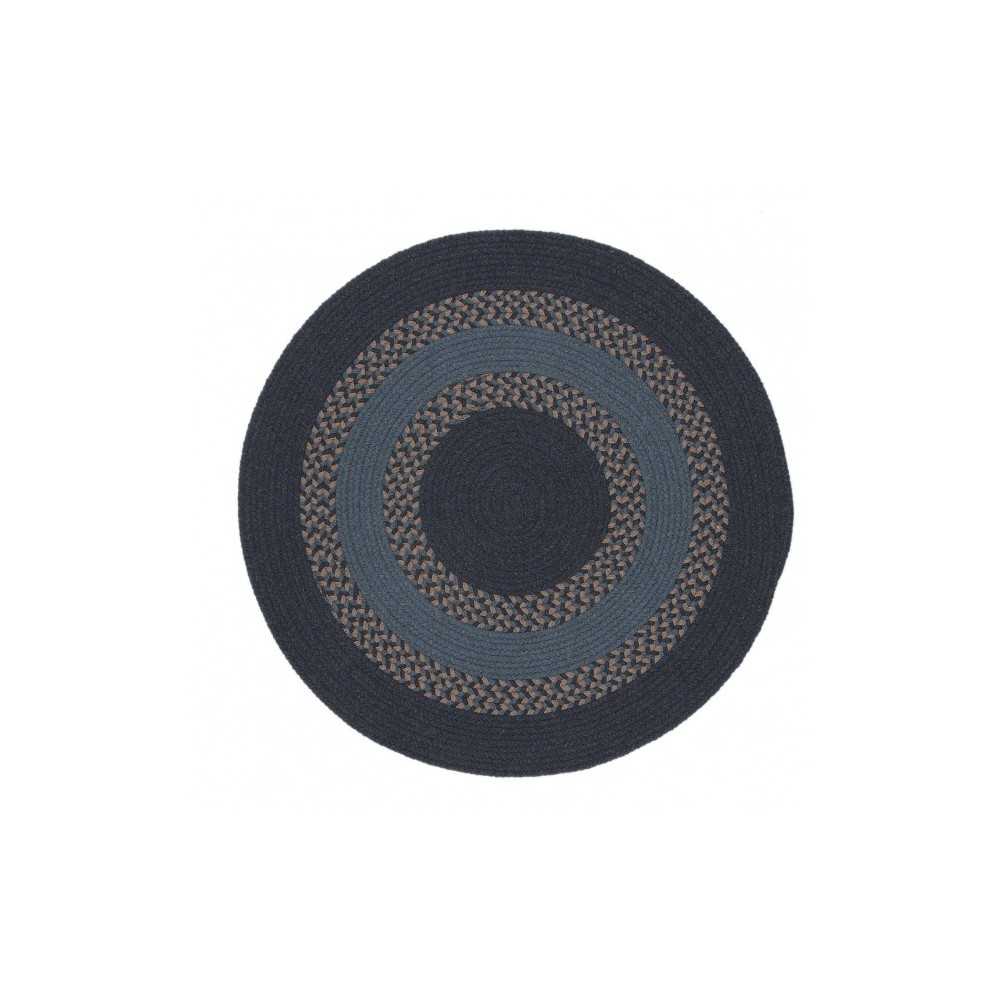 Colonial Mills Rug Corsair Banded Round Navy Round Colonial Mills Rug Corsair Banded Round Navy Round