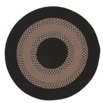 Colonial Mills Rug Corsair Banded Round Black Round