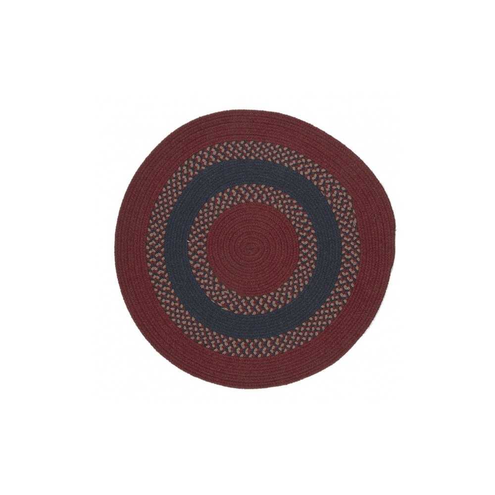 Colonial Mills Rug Corsair Banded Round Red Round Colonial Mills Rug Corsair Banded Round Red Round