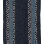 Colonial Mills Rug Corsair Banded Runner Navy Runner (Oval)