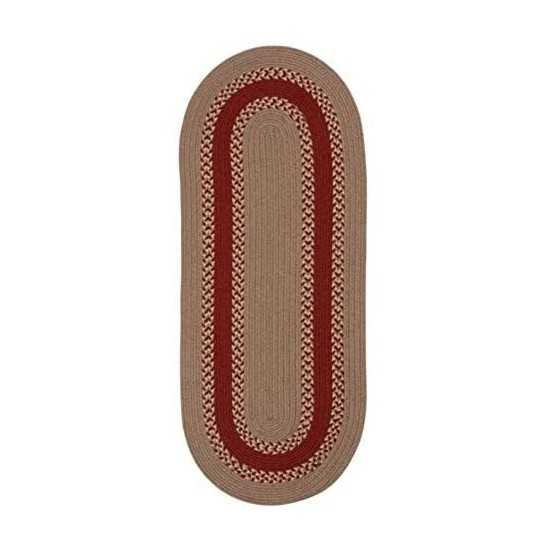 Colonial Mills Rug Corsair Banded Runner Natural Runner (Oval)