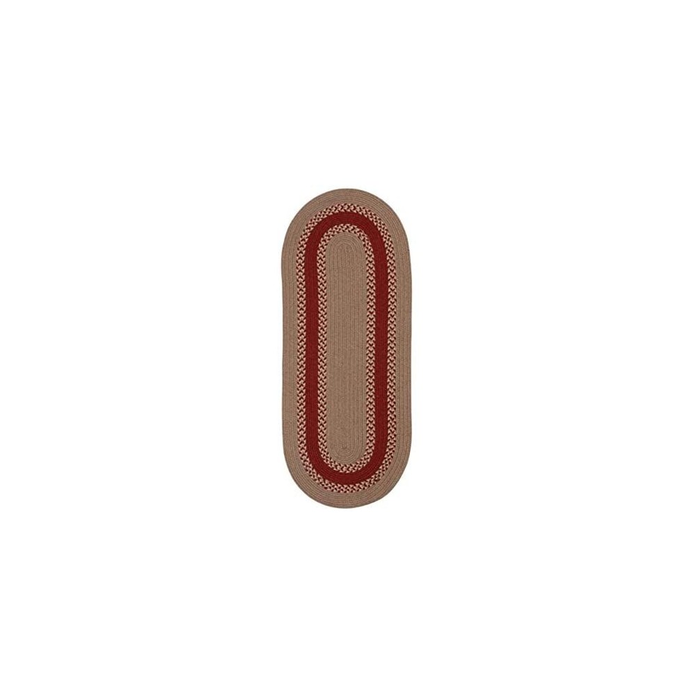 Colonial Mills Rug Corsair Banded Runner Natural Runner (Oval) Colonial Mills Rug Corsair Banded Runner Natural Runner (Oval)