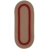 Colonial Mills Rug Corsair Banded Runner Natural Runner (Oval)