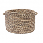 Colonial Mills Basket Corsica Storm Gray Round