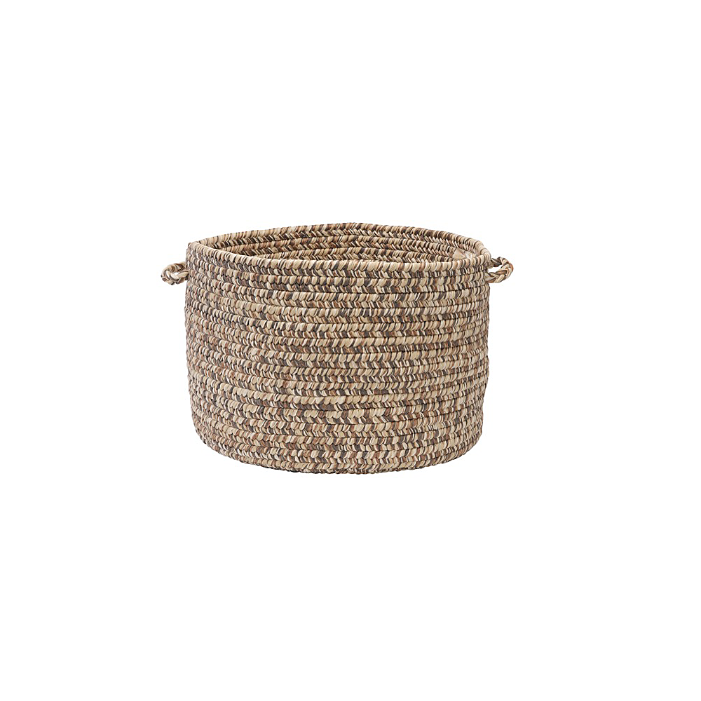 Colonial Mills Basket Corsica Storm Gray Round