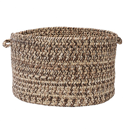 Colonial Mills Basket Corsica Weathered Brown Round