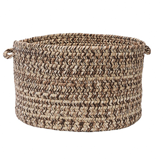 Colonial Mills Basket Corsica  Weathered Brown Round