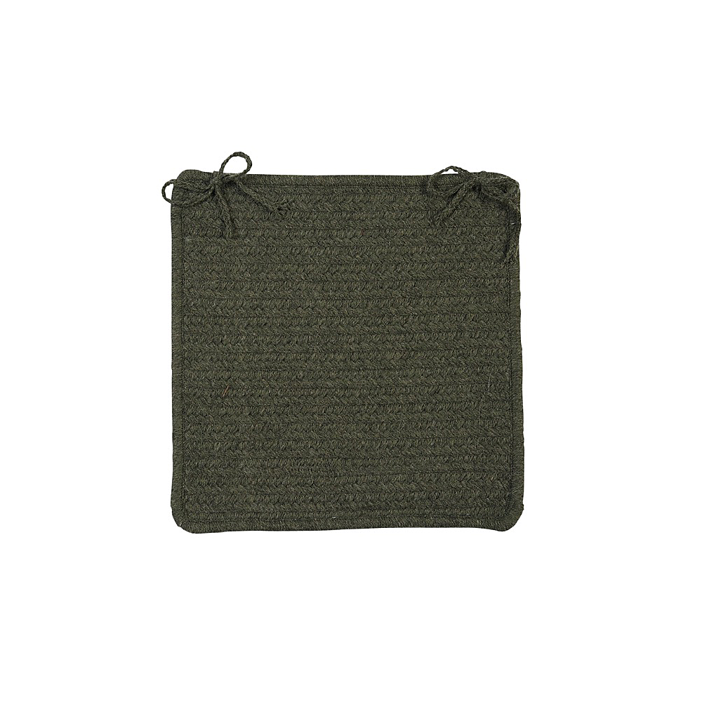 Colonial Mills Chair Pad Courtyard Olive Chair Pad