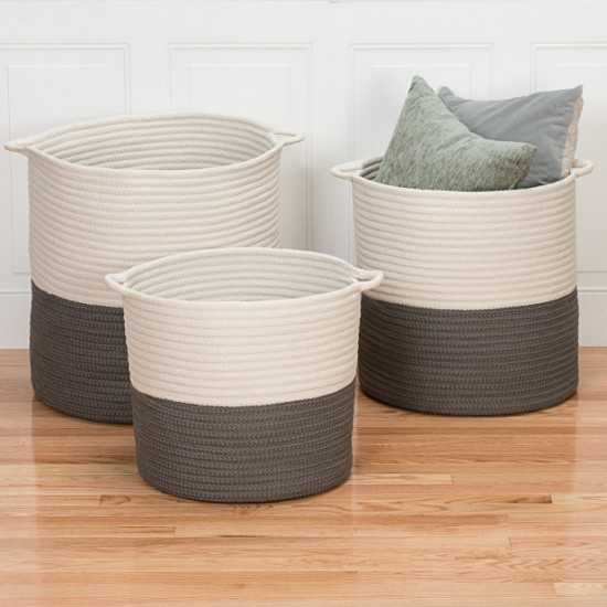Colonial Mills Basket Craftworks Basket Grey Round