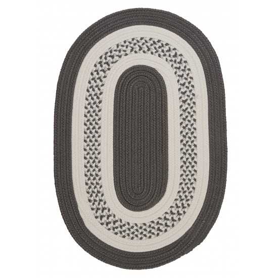 Colonial Mills Rug Crescent Gray Runner (Oval)