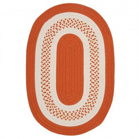 Colonial Mills Rug Crescent Orange Oval