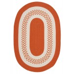 Colonial Mills Rug Crescent Orange Runner (Oval)