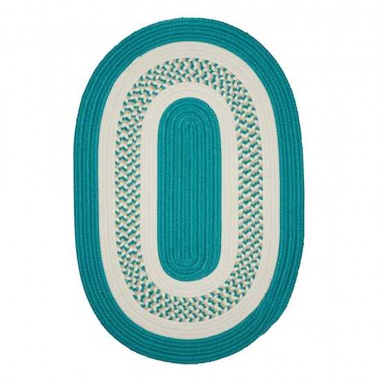 Colonial Mills Rug Crescent Teal Oval