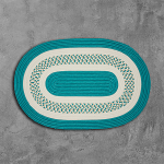 Colonial Mills Rug Crescent Teal Runner (Oval)