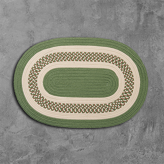 Colonial Mills Rug Crescent Moss Green Runner (Oval)