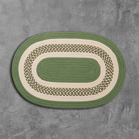 Colonial Mills Rug Crescent Moss Green Oval