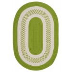 Colonial Mills Rug Crescent Bright Green Round