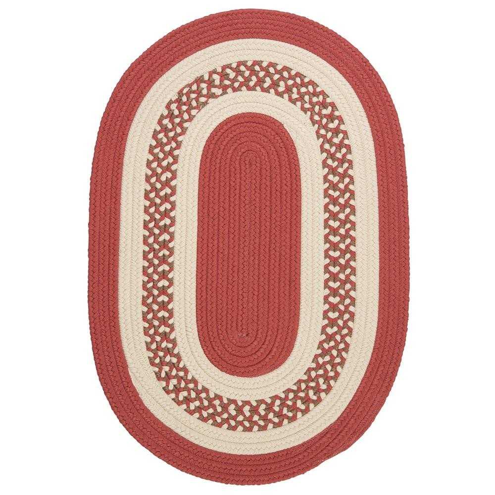 Colonial Mills Rug Crescent Terracotta Runner (Oval)