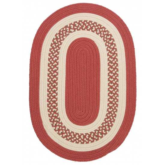 Colonial Mills Rug Crescent Terracotta Runner (Oval)