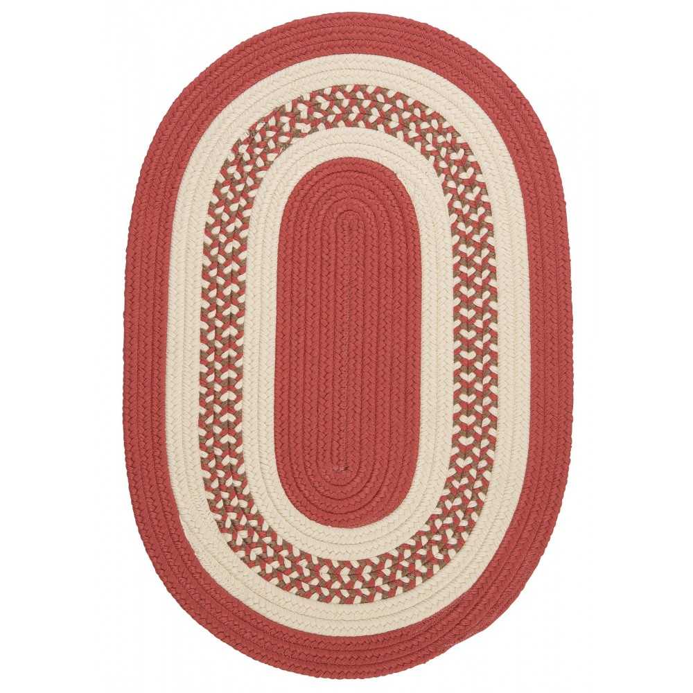 Colonial Mills Rug Crescent Terracotta Runner (Oval)