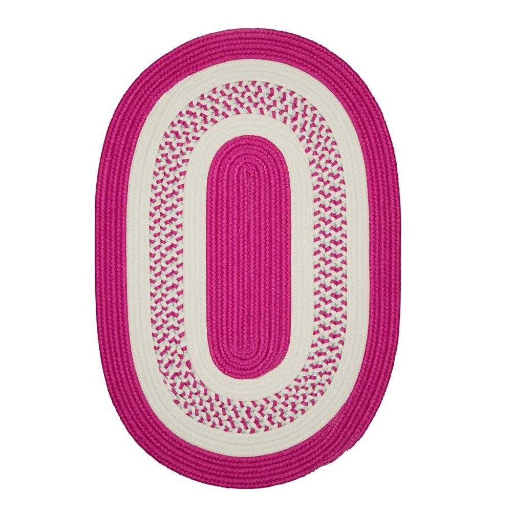 Colonial Mills Rug Crescent Magenta Oval