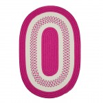 Colonial Mills Rug Crescent Magenta Runner (Oval)