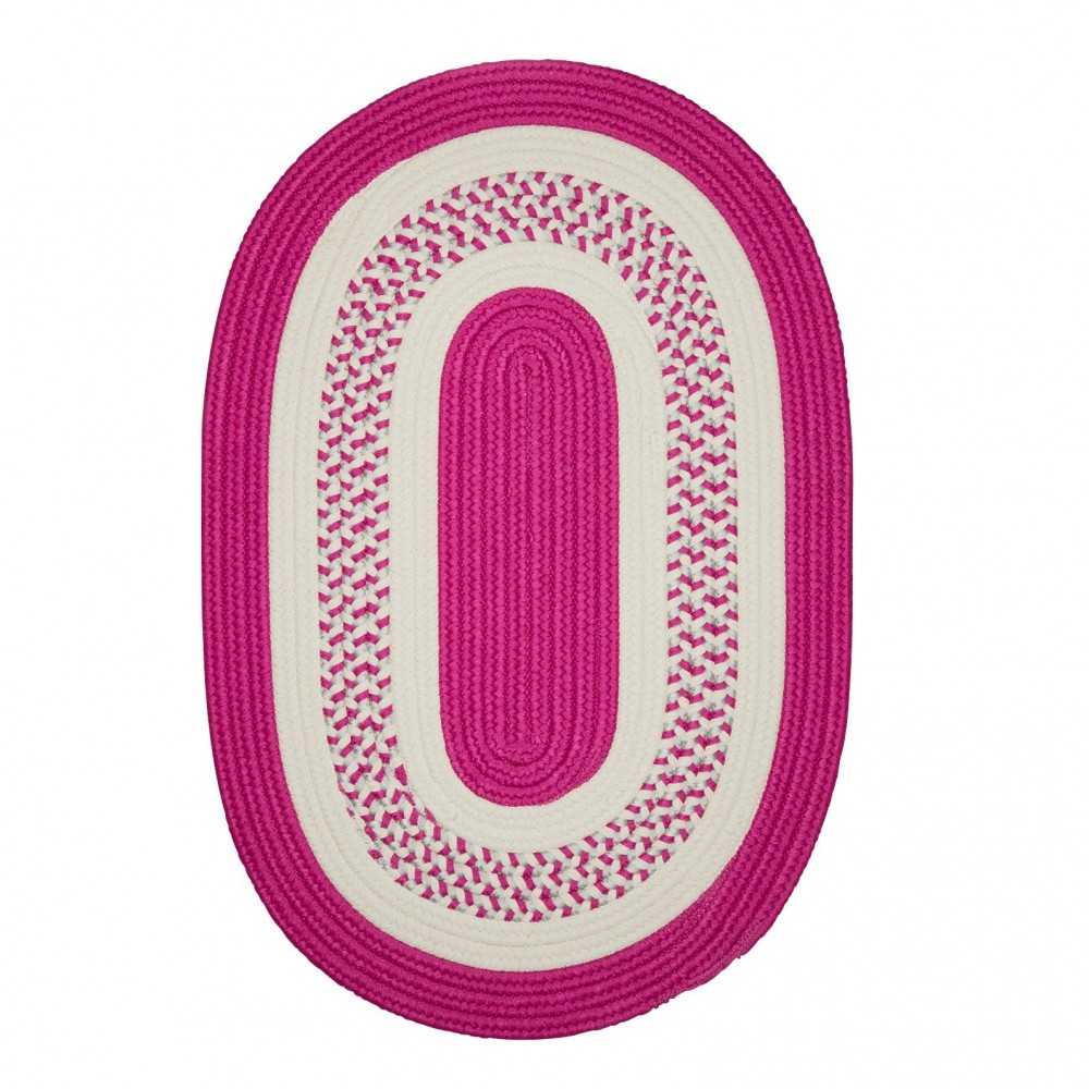 Colonial Mills Rug Crescent Magenta Runner (Oval)