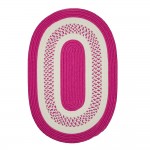 Colonial Mills Rug Crescent Magenta Runner (Oval)