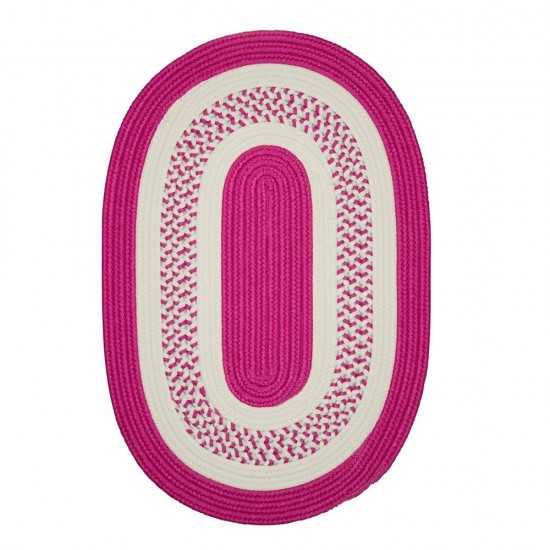 Colonial Mills Rug Crescent Magenta Oval