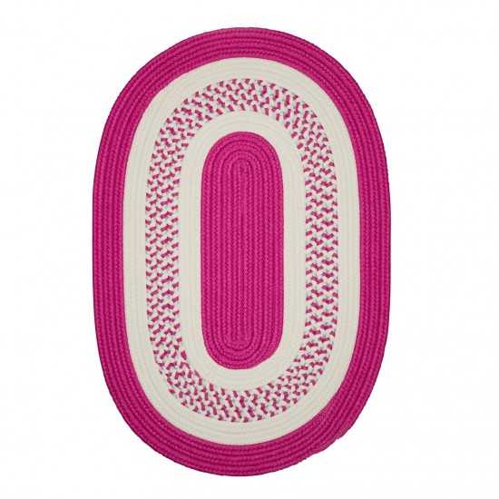 Colonial Mills Rug Crescent Magenta Round