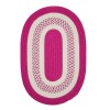 Colonial Mills Rug Crescent Magenta Oval