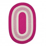 Colonial Mills Rug Crescent Magenta Round