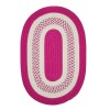 Colonial Mills Rug Crescent Magenta Round