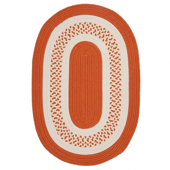 Colonial Mills Rug Crescent Orange Round