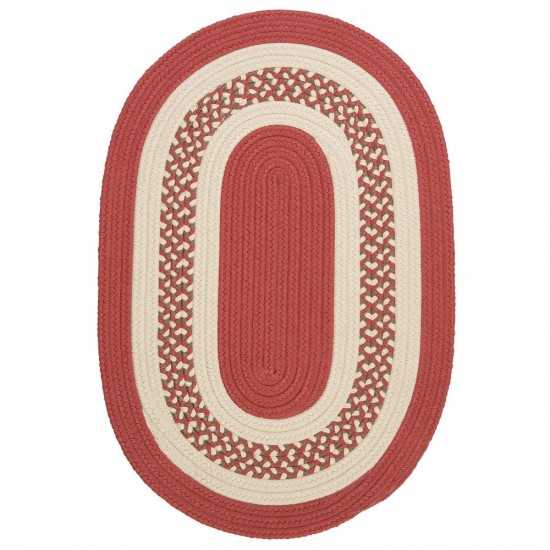 Colonial Mills Rug Crescent Terracotta Round