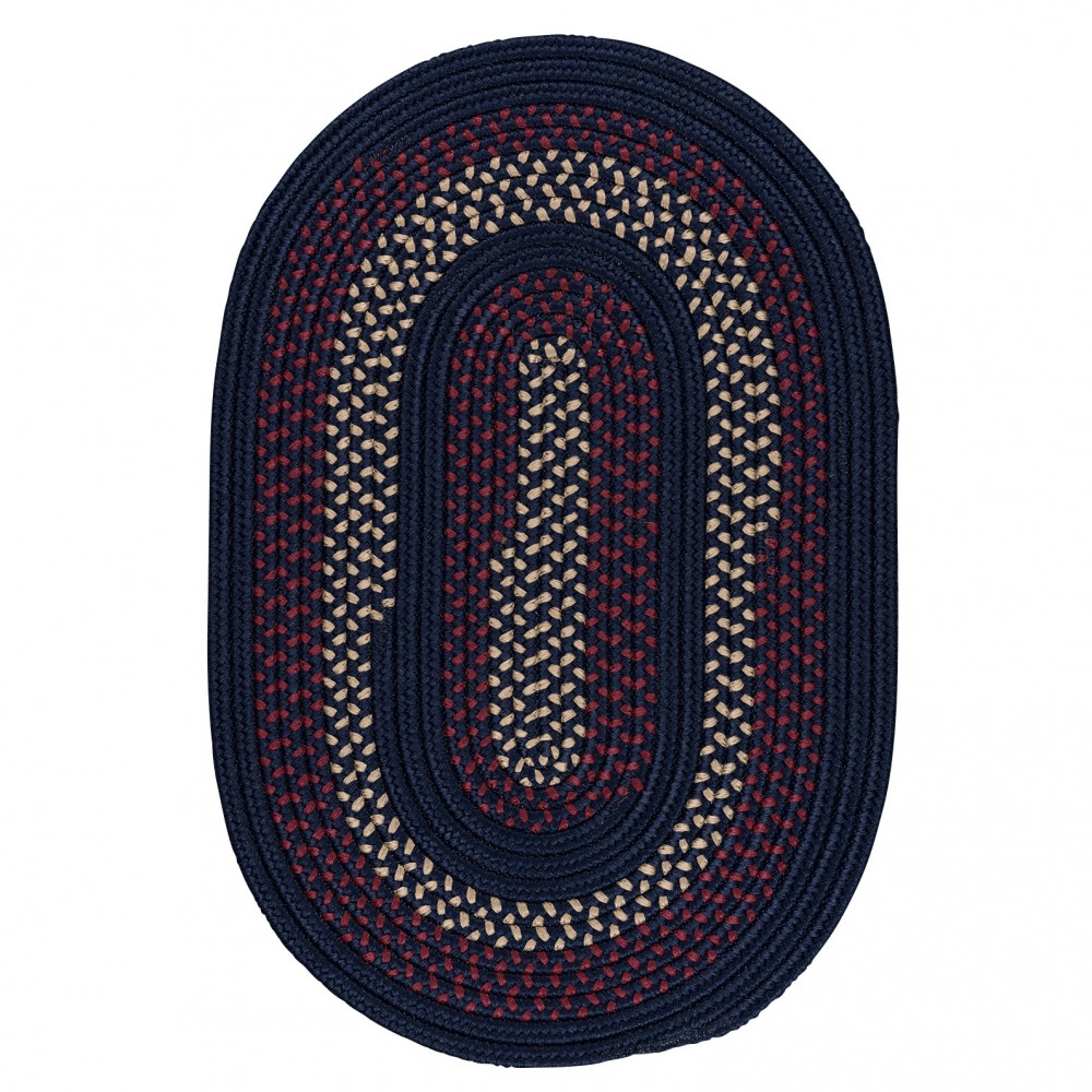 Colonial Mills Rug Deerfield Midnight Blue Runner (Oval) Colonial Mills Rug Deerfield Midnight Blue Runner (Oval)