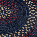 Colonial Mills Rug Deerfield Midnight Blue Round