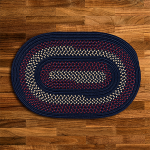 Colonial Mills Rug Deerfield Midnight Blue Round